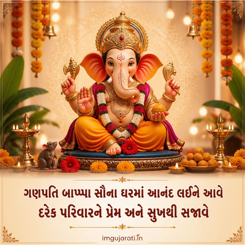 Gujarati Ganesh Chaturthi Status